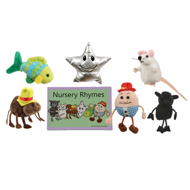 Nursery Rhymes Finger Puppets and Book Set Nursery Rhymes Finger Puppets and Book Set