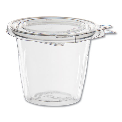 Safeseal Tamper-resistant, Tamper Evident Bowls, Flat Lid, 12 Oz, 4.36 X 8.84 X 3.51, Clear, Plastic, 256/carton