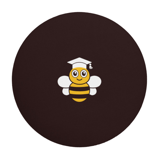 HiveMade by StudyBee Round Mouse Pad