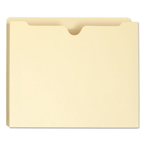 Manila File Jackets, 2-ply Straight Tab, Letter-size, Manila, 50/box