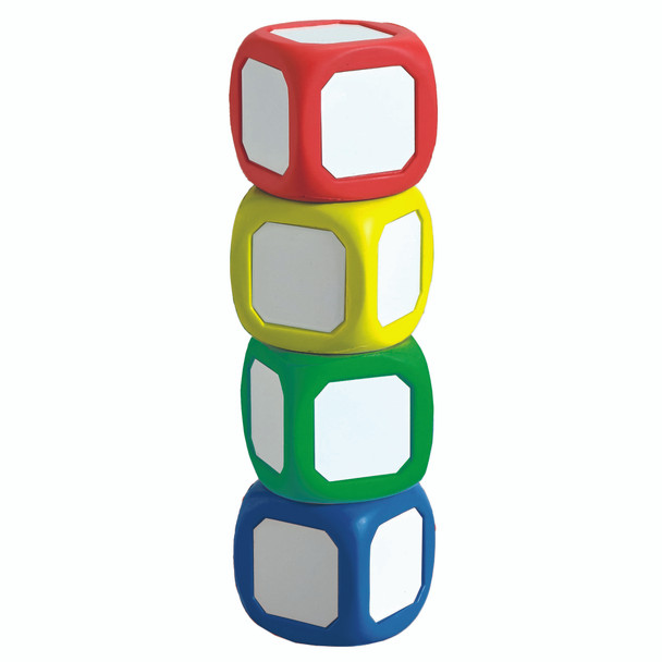 Write-On Wipe-Off Dice - Small - Set of 4