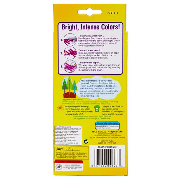 Watercolor Pencils, 12 Per Box, 6 Boxes Watercolor Pencils, 12 Per Box, 6 Boxes