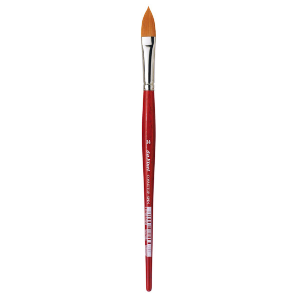 COSMOTOP-SPIN Silkpainting Brush, Synthetic, Watercolor, Oval-Pointed, Size 14