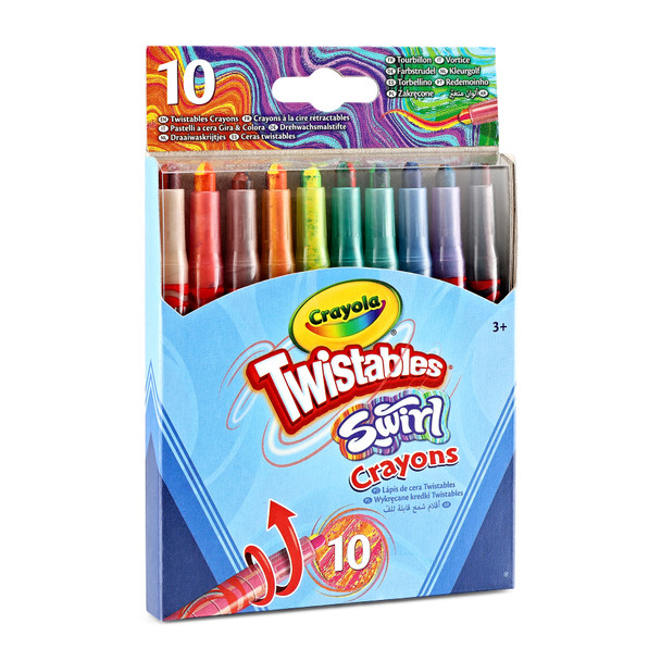 SWIRL Mini Twistable Crayons, 10 Per Pack, 6 Packs SWIRL Mini Twistable Crayons, 10 Per Pack, 6 Packs