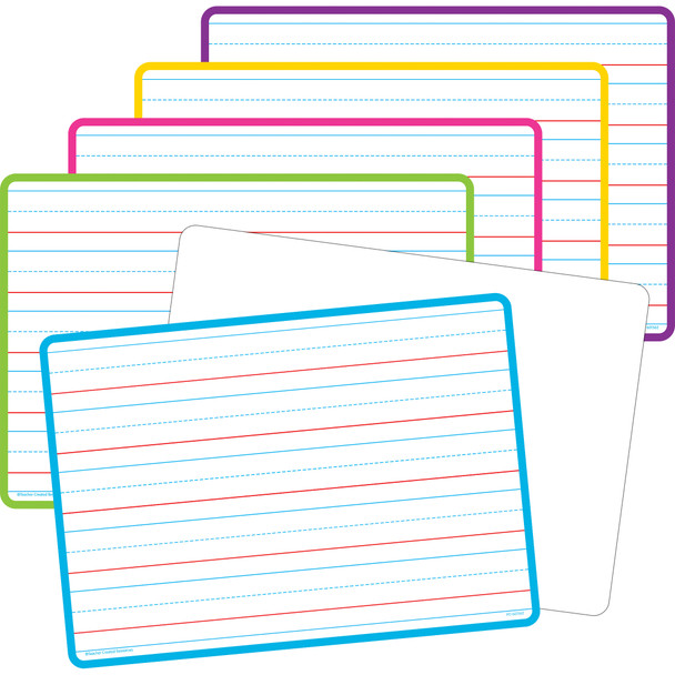 Double-Sided Writing Dry Erase Boards, Pack of 10