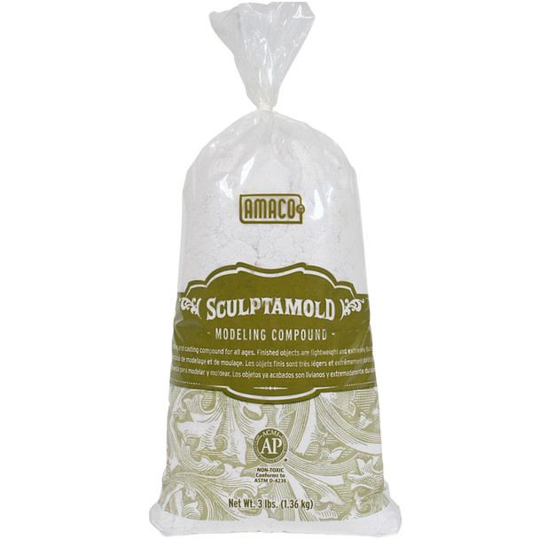Sculptamold® Modeling Compound, 3 lbs. Per Bag, 2 Bags Sculptamold® Modeling Compound, 3 lbs. Per Bag, 2 Bags