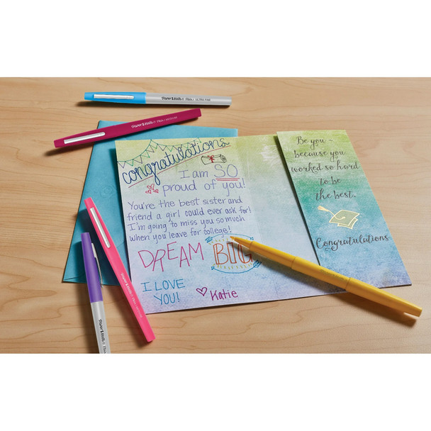 Flair Felt Tip Pens, Medium Point, Candy Pop Pack, 0.7mm, 16 Count Flair Felt Tip Pens, Medium Point, Candy Pop Pack, 0.7mm, 16 Count