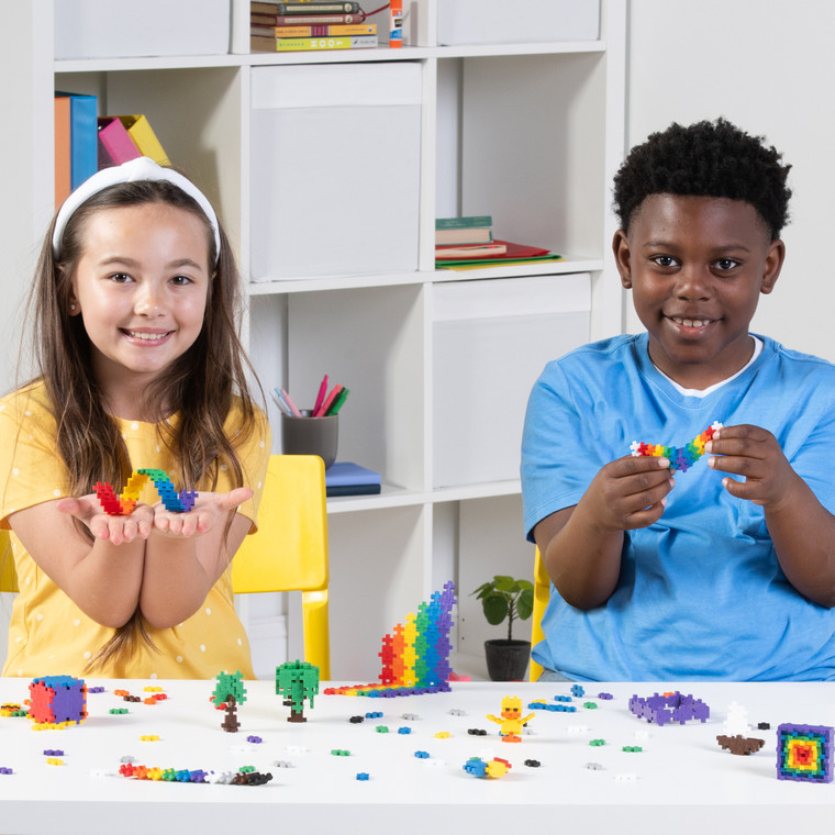 Plus-Plus® School Set, Assorted Colors, 3600 Pieces with 12 Baseplates