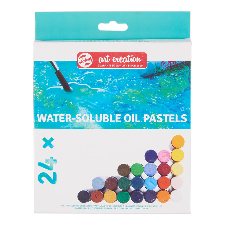 Water Soluble Oil Pastel Set, 24 Sticks