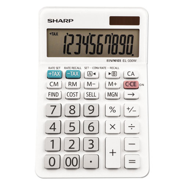 EL-330WB Desktop Calculator, 10-Digit LCD