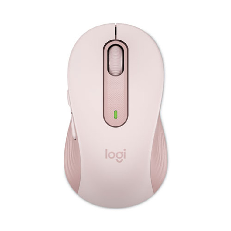 Signature M650 Wireless Mouse, Medium, 2.4 GHz Frequency, 33 ft Wireless Range, Right Hand Use, Rose
