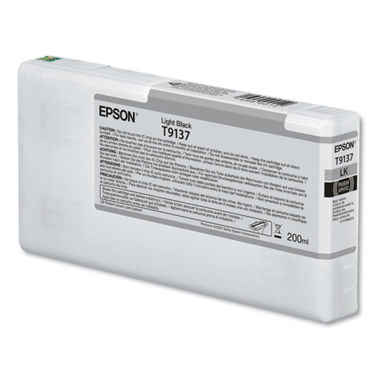 T913700 (T913) UltraChrome HDX Ink, 200 mL, Light Black