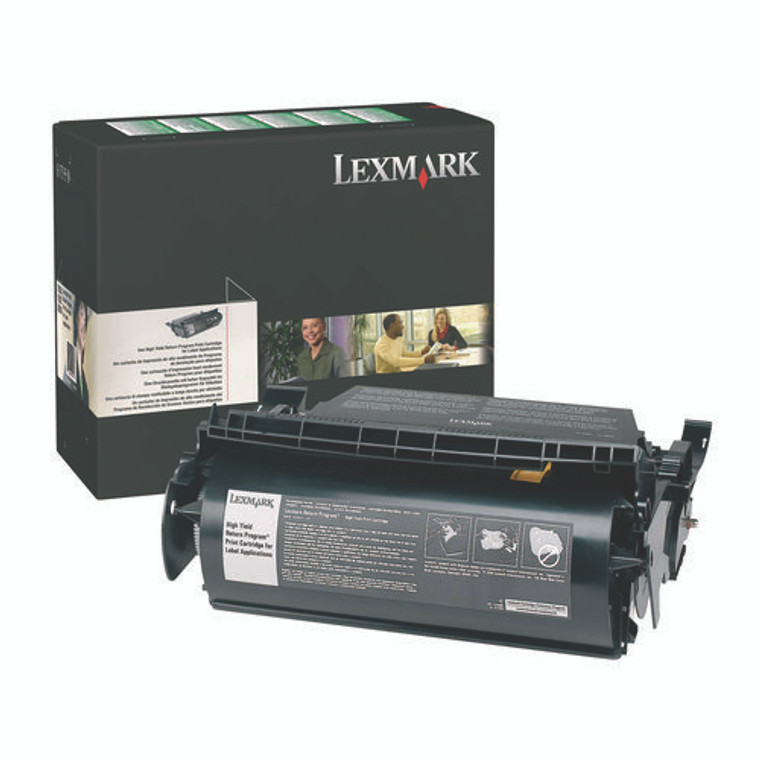 12A7644 Corporate Return Program High-Yield Toner, 30,000 Page-Yield, Black