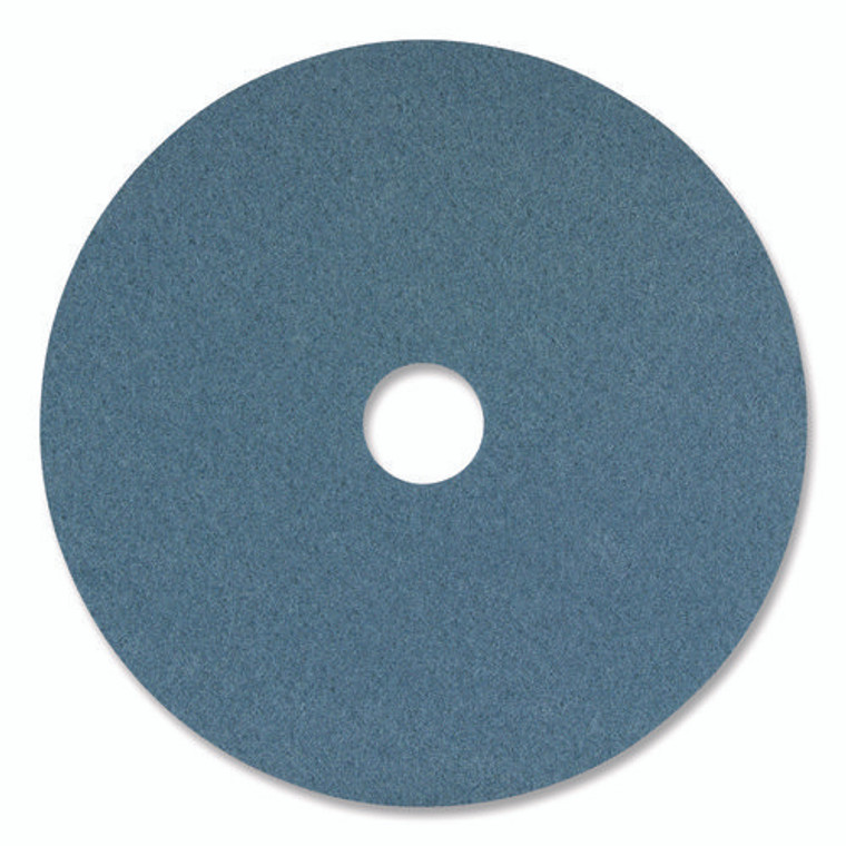 Blue Cleaner Pad, 16" Diameter, Blue, 5/Carton