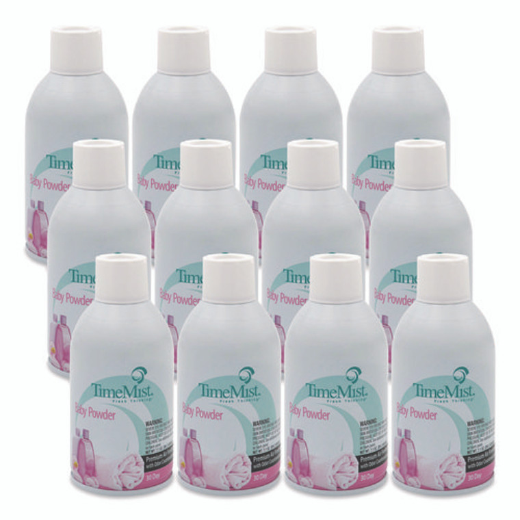 Premium Metered Air Freshener Refill, Baby Powder, 7.1 oz Aerosol Spray
