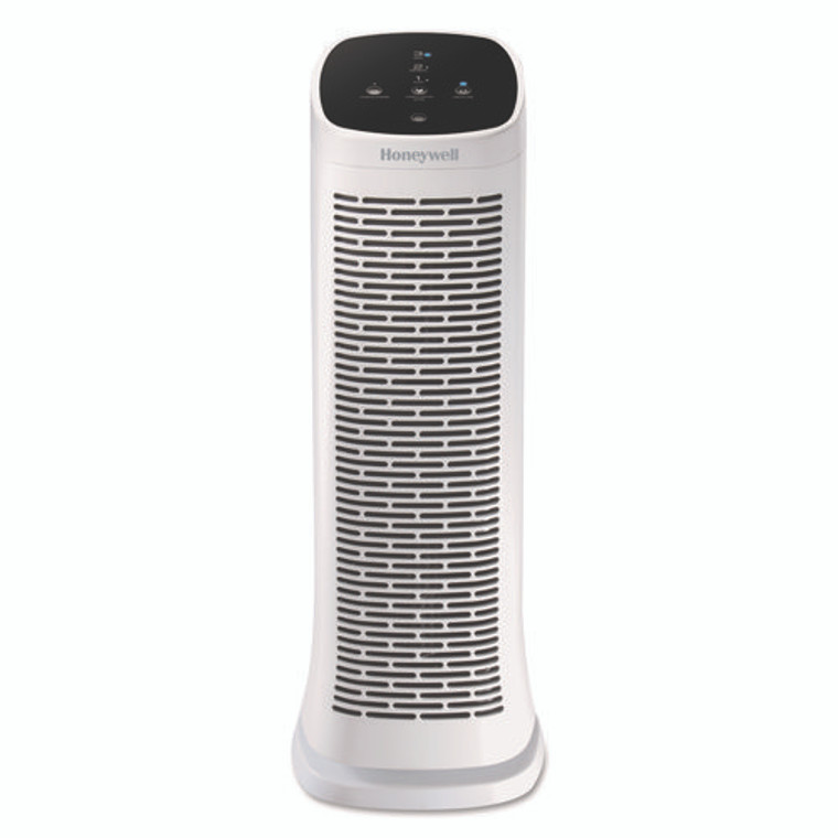 Air Genius 3 Oscillating Tower Air Purifier with Permanent Washable Filter, 225 sq ft Room Capacity, White