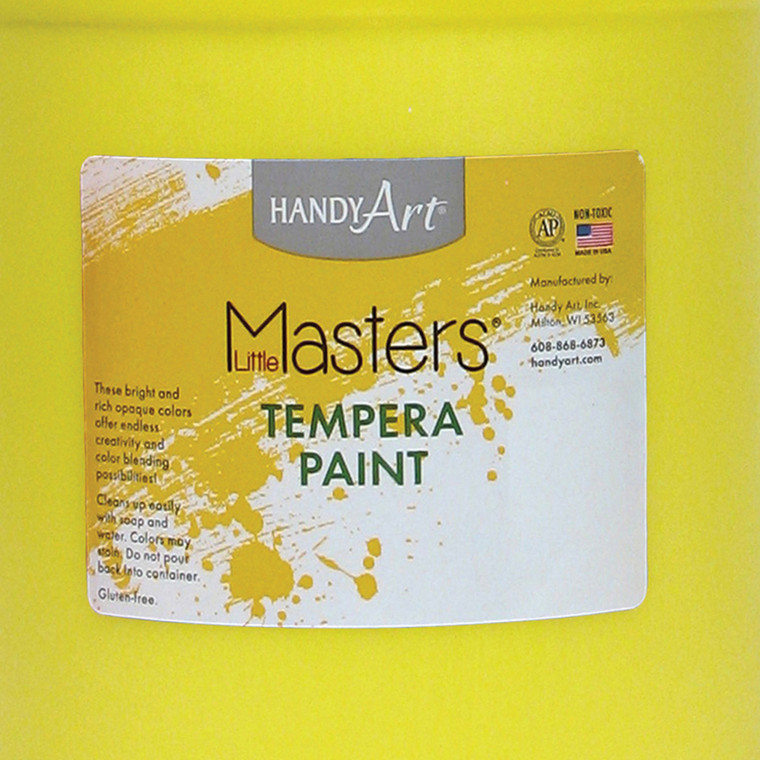 Little Masters® Tempera Paint, Yellow, Gallon