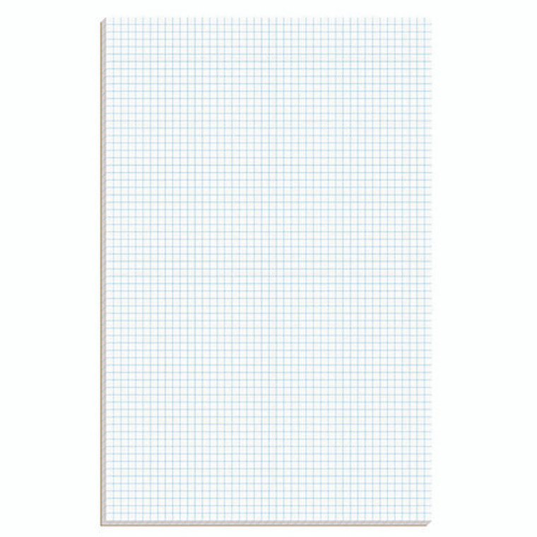 Quadrille Pads, Quadrille Rule (4 sq/in), 50 White (Standard 15 lb Bond) 11 x 17 Sheets