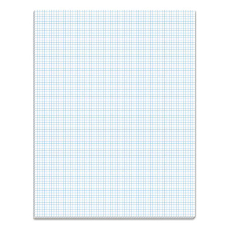 Quadrille Pads, Quadrille Rule (8 sq/in), 50 White 8.5 x 11 Sheets