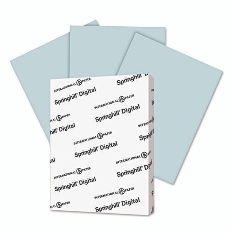 Digital Index Color Card Stock, 90 lb Index Weight, 8.5 x 11, Blue, 250/Pack