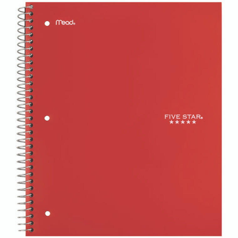 Wirebound Notebook, 1-Subject, Wide/Legal Rule, Randomly Assorted Cover Color, (100) 10.5 x 9.18 Sheets