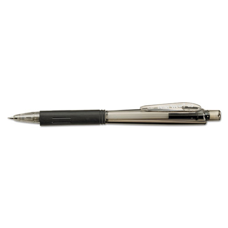 Wow! Pencils, 0.7 mm, HB (#2), Black Lead, Black Barrel, Dozen