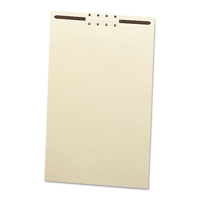 Fastener File Backs, 1 Fastener, 2" Capacity, Legal Size, Manila, 100/Box