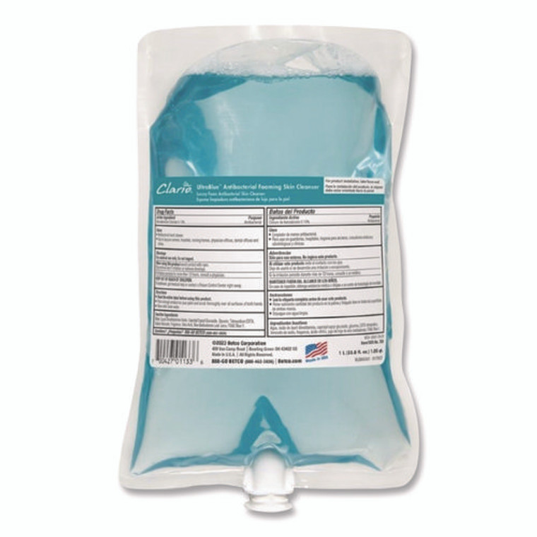 Green Earth Clear Foaming Skin Cleanser Refill, Fragrance-Free, 1,000 mL, 6/Carton