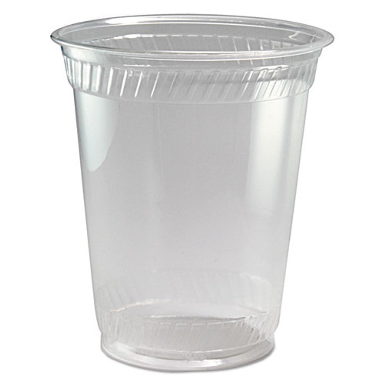 Kal-Clear PET Cold Drink Cups, Squat, 12 oz to 14 oz, Plastic, Clear, 50/Sleeve, 20 Sleeves/Carton