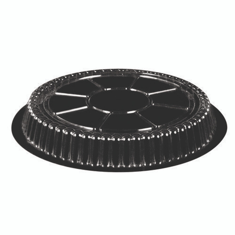 Plastic Dome Lids, Fits Round Pan 2046, 9" Diameter x 0.88" h, Clear, 500/Carton