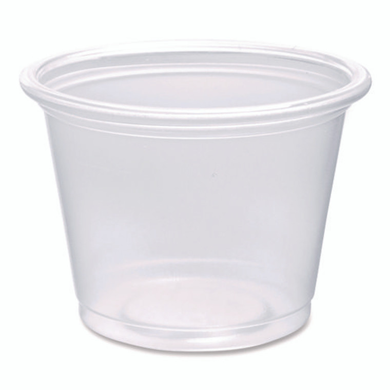 Conex Complements Portion/Medicine Cups, 5.5 oz, Plastic, Translucent, 125/Bag, 20 Bags/Carton