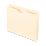 MANILA FILE JACKETS, 2"EXPANDING 2 PLY TOP, LETTER SIZE, 50/BOX