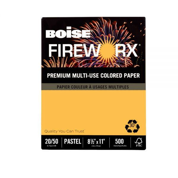 PASTEL GOLD/GOLDENROD COLORED COPY PAPER, 8.5 X 11, 20 LB, 500 SHEETS