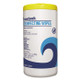 DISINFECTING WIPES, 8X7, FRESH LEMON SCENT, 75 WIPES PER CANISTER