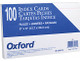 5 x 8 RULED INDEX CARDS, 100/PACK