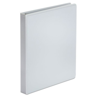 1-INCH WHITE PLASTIC BINDER WITH CLEAR PLASTIC OVERLAY - GRIFFIN RESA