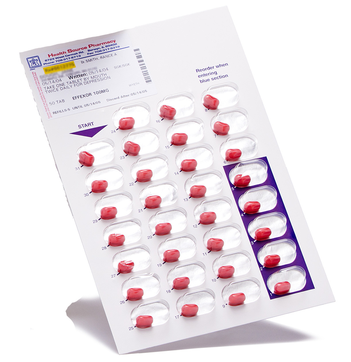 31 Day ColdSeal 1 Piece Blister Cards UnitDose