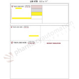 Custom 8.5" x 11" Prescription Laser Label - Form LM047B