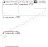 Custom 8.5" x 11" Prescription Laser Label - Form LM203