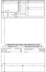 Custom 8.5" x 14" Prescription Laser Label - Form LM349-14