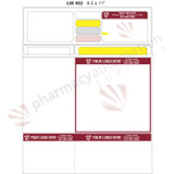 Custom 8.5" x 11" Prescription Laser Label - Form LM402