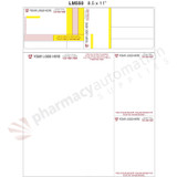 Custom 8.5" x 11" Prescription Laser Label - Form LM550