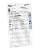 Stock 8.5" x 11" 2 UP Rx Laser Label - Form LM594