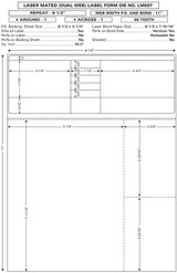 Custom 8.5" x 11" Prescription Laser Label - Form LM597
