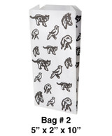 Stock Paper Veterinary Bag Size #2 (5" x 2" x 10")