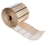 Stock Thermal Transfer Clear Tag Labels - 1.5" x 1"