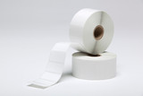 Stock White Direct Thermal Labels - 1.5" x 1.5"