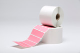 Stock Pink Thermal Transfer Labels - 2.5" x 1"