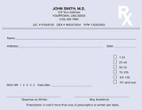 5.5 X 4.25 2-Part Prescription Pad for Indiana, Landscape