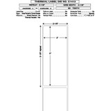 Custom 2.125" x 5.125" Direct Thermal Rx Label - Form C1413